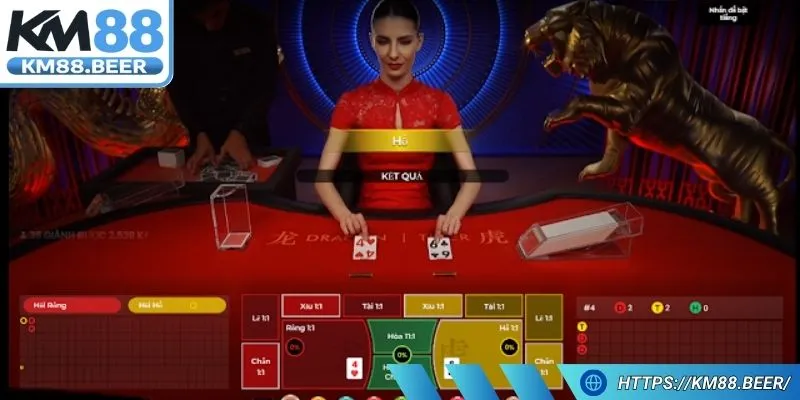 Game Rồng Hổ chỉ dùng một lá bài duy nhất